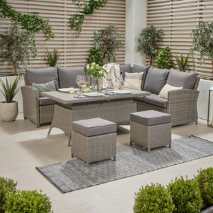 Al fresco vita corner dining deals set